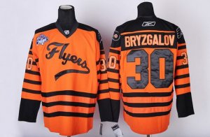 Jerseys Factory Cheap Flyers #30 Ilya Bryzgalov Orange 2012 Wint