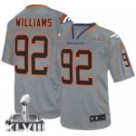 Jerseys Factory Cheap Nike Broncos #92 Sylvester Williams Lights