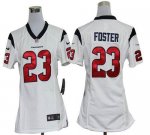 Jerseys Factory Cheap Nike Texans #23 Arian Foster White Women's