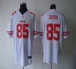 Jerseys Factory Cheap Nike 49ers #85 Vernon Davis White Men's Em