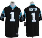 Jerseys Factory Cheap Nike Panthers #1 Cam Newton Black Team Col