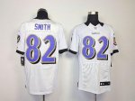 Jerseys Factory Cheap Nike Ravens #82 Torrey Smith White Men's E
