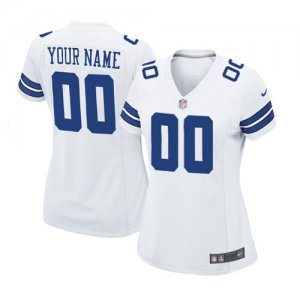Jerseys Factory Cheap Nike Dallas Cowboys Customized White Embro