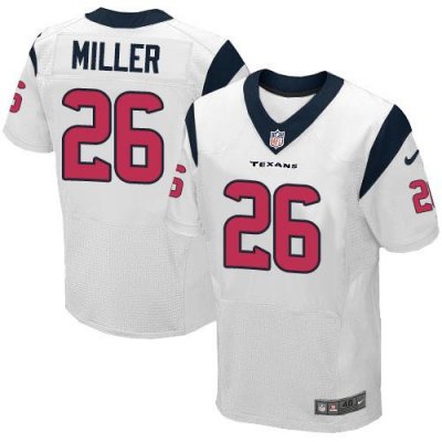Jerseys Factory Cheap Nike Texans #26 Lamar Miller White Men's S