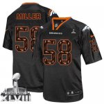 Jerseys Factory Cheap Nike Broncos #58 Von Miller New Lights Out
