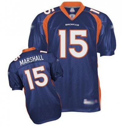 Jerseys Factory Cheap Broncos #15 Brandon Marshall Blue Team Col