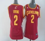 Jerseys Factory Cheap Cavaliers #2 Kyrie Irving Red Women's Road