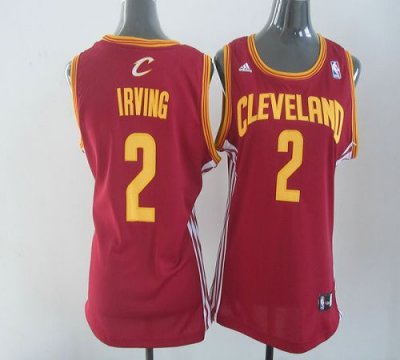 Jerseys Factory Cheap Cavaliers #2 Kyrie Irving Red Women's Road