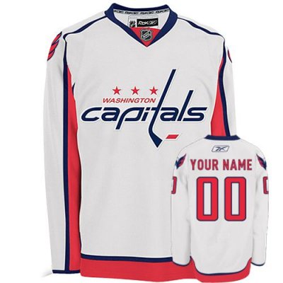 Jerseys Factory Cheap Capitals Personalized Authentic White NHL