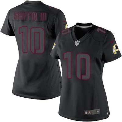 Jerseys Factory Cheap Nike Redskins #10 Robert Griffin III Black