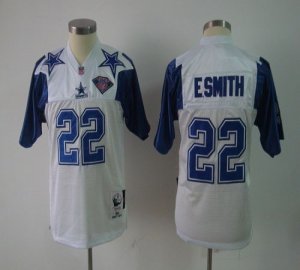 Jerseys Factory Cheap Mitchell And Ness Cowboys #22 E.Smith Whit