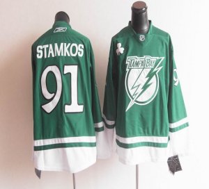 Jerseys Factory Cheap Lightning St Patty's Day #91 Steven Stamko