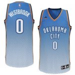 Jerseys Factory Cheap Thunder #0 Russell Westbrook Blue Resonate