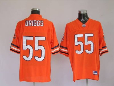 Jerseys Factory Cheap Bears #55 Lance Briggs Orange Stitched NFL