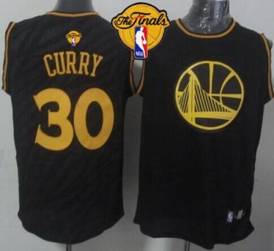 Jerseys Factory Cheap Warriors #30 Stephen Curry Black Precious