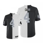 Jerseys Factory Cheap Nike Raiders #4 Derek Carr White/Black Men