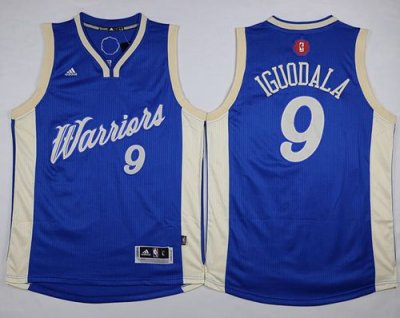 Jerseys Factory Cheap Warriors #9 Andre Iguodala Blue 2015-2016