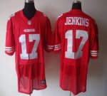 Jerseys Factory Cheap Nike 49ers #17 A.J. Jenkins Red Team Color