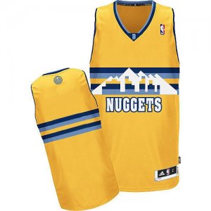 Jerseys Factory Cheap Revolution 30 Nuggets Blank Yellow Alterna