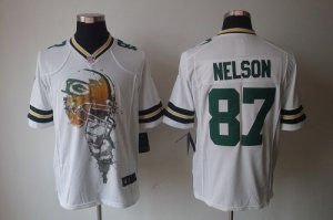 Jerseys Factory Cheap Nike Packers #87 Jordy Nelson White Men's