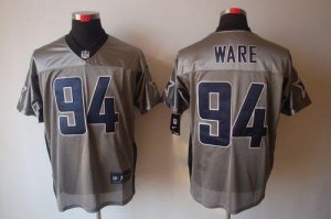 Jerseys Factory Cheap Nike Cowboys #94 DeMarcus Ware Grey Shadow