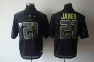 Jerseys Factory Cheap Ducks #21 LaMichael James Black Embroidere