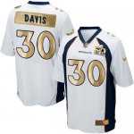 Jerseys Factory Cheap Nike Broncos #30 Terrell Davis White Men's