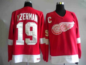 Jerseys Factory Cheap Red Wings #19 Steve Yzerman Embroidered Re