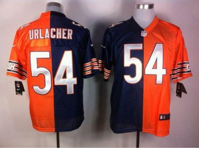 Jerseys Factory Cheap Nike Bears #54 Brian Urlacher Navy Blue/Or
