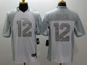 Jerseys Factory Cheap Nike Cardinals #12 John Brown White Men's