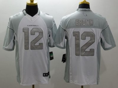 Jerseys Factory Cheap Nike Cardinals #12 John Brown White Men's