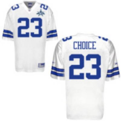 Jerseys Factory Cheap Cowboys #23 Tashard Choice White Team 50TH