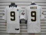 Jerseys Factory Cheap Nike Saints #9 Drew Brees White With Hall