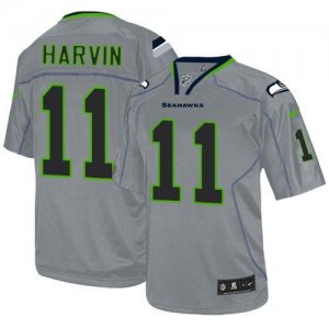 Jerseys Factory Cheap Nike Seahawks #11 Percy Harvin Lights Out