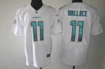 Jerseys Factory Cheap Nike Dolphins #11 Mike Wallace White Men's