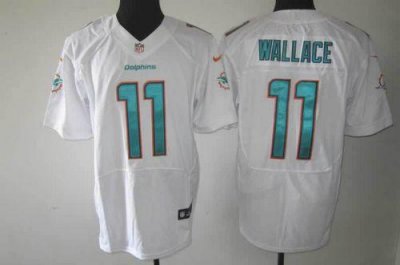 Jerseys Factory Cheap Nike Dolphins #11 Mike Wallace White Men's
