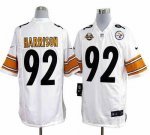 Jerseys Factory Cheap Nike Steelers #92 James Harrison White Wit