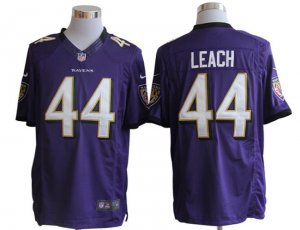 Jerseys Factory Cheap Nike Ravens #44 Vonta Leach Purple Team Co