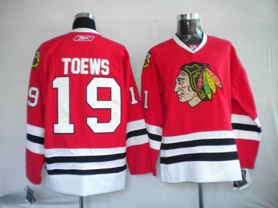 Jerseys Factory Cheap Blackhawks #19 Jonathan Toews Embroidered