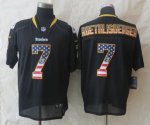 Jerseys Factory Cheap Nike Steelers #7 Ben Roethlisberger Black