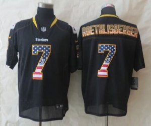 Jerseys Factory Cheap Nike Steelers #7 Ben Roethlisberger Black