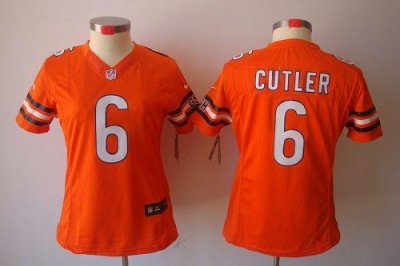 Jerseys Factory Cheap Nike Bears #6 Jay Cutler Orange Alternate
