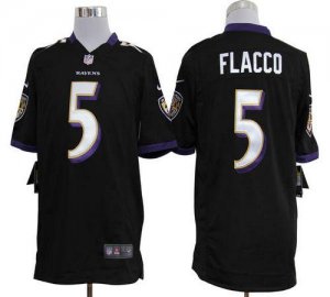 Jerseys Factory Cheap Nike Ravens #5 Joe Flacco Black Alternate