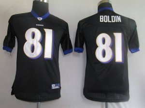 Jerseys Factory Cheap Ravens #81 Anquan Boldin Black Embroidered