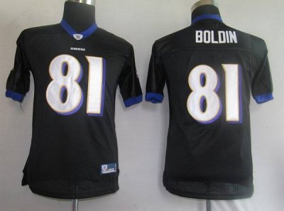 Jerseys Factory Cheap Ravens #81 Anquan Boldin Black Embroidered