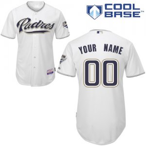 Jerseys Factory Cheap Padres Customized Authentic White Cool Bas