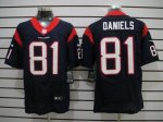 Jerseys Factory Cheap Nike Texans #81 Owen Daniels Navy Blue Tea
