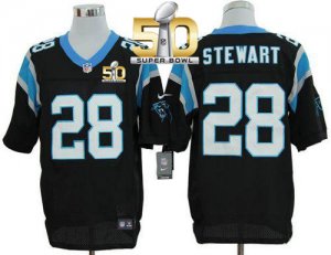 Jerseys Factory Cheap Nike Panthers #28 Jonathan Stewart Black T