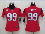 Jerseys Factory Cheap Nike Texans #99 J.J. Watt Red Alternate Wi