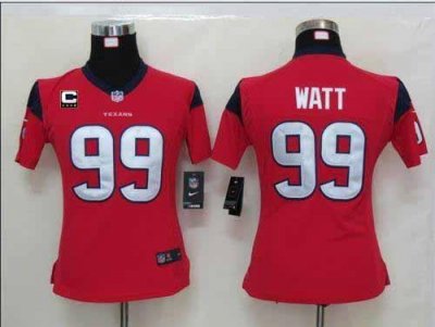 Jerseys Factory Cheap Nike Texans #99 J.J. Watt Red Alternate Wi